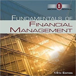 Financial Management Fundamentals Brigham Solution Manual